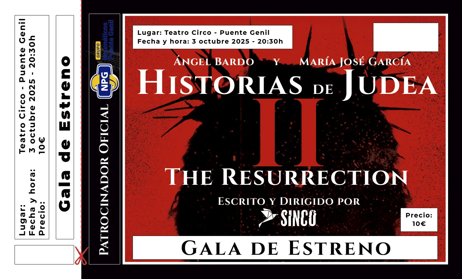 Entrada "Historias de Judea II: The Resurrection" (estreno 2025)